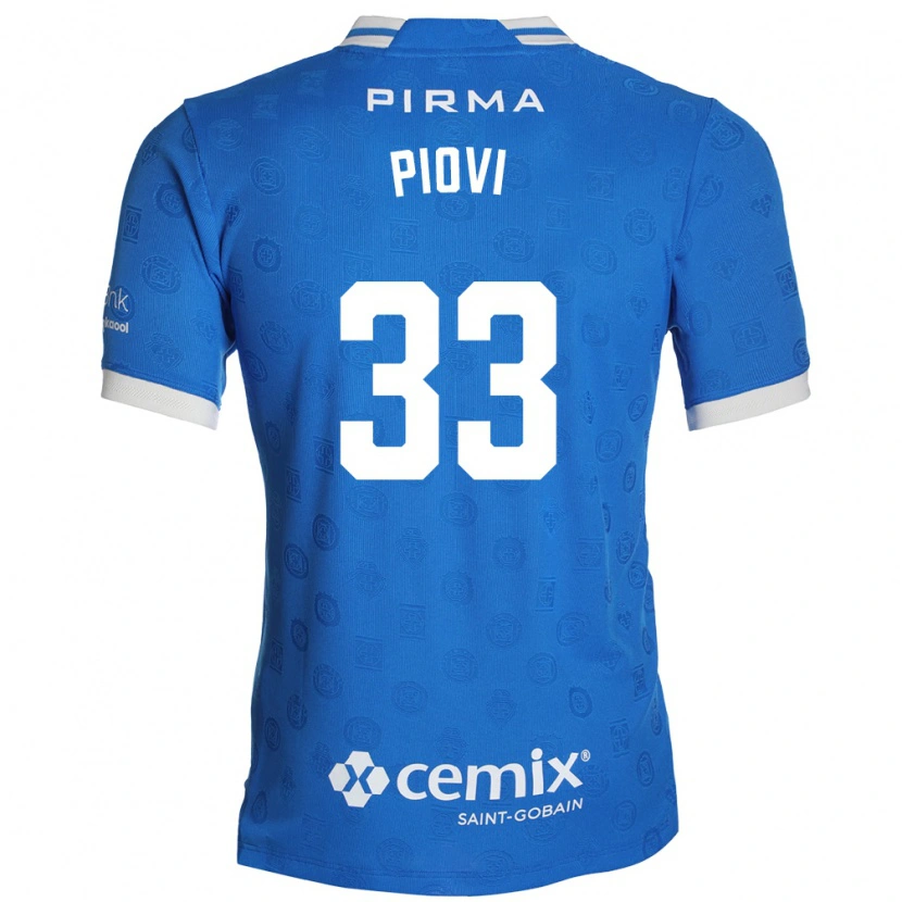 Danxen Mulher Camisola Gonzalo Piovi #33 Azul Branco Vermelho Principal 2026/27 Camisa Brasil