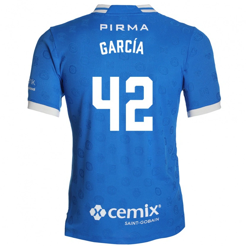 Danxen Mulher Camisola Jorge García #42 Azul Branco Vermelho Principal 2026/27 Camisa Brasil