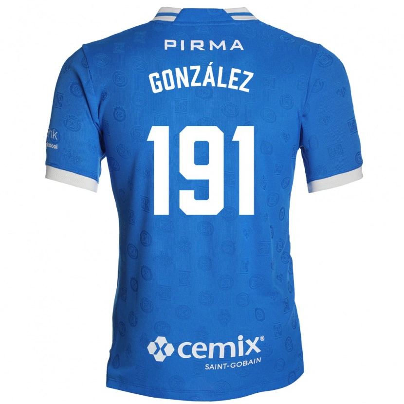 Danxen Mulher Camisola Alejandro González #191 Azul Branco Vermelho Principal 2026/27 Camisa Brasil