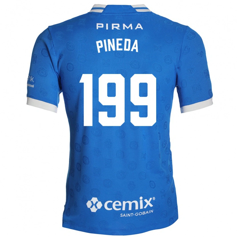 Danxen Mulher Camisola Zadiel Pineda #199 Azul Branco Vermelho Principal 2026/27 Camisa Brasil