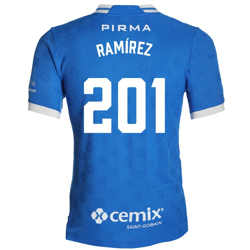 Danxen Mulher Camisola Orlando Ramírez #201 Azul Branco Vermelho Principal 2026/27 Camisa Brasil