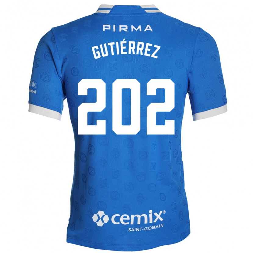 Danxen Mulher Camisola Alex Gutiérrez #202 Azul Branco Vermelho Principal 2026/27 Camisa Brasil