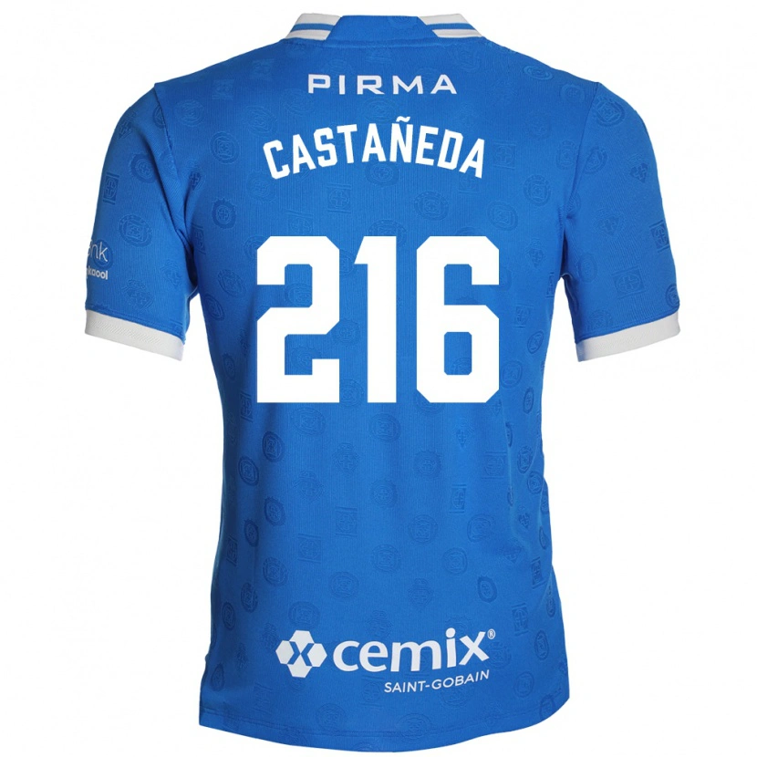 Danxen Mulher Camisola Ian Castañeda #216 Azul Branco Vermelho Principal 2026/27 Camisa Brasil
