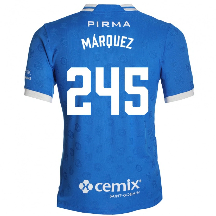Danxen Mulher Camisola Víctor Márquez #245 Azul Branco Vermelho Principal 2026/27 Camisa Brasil