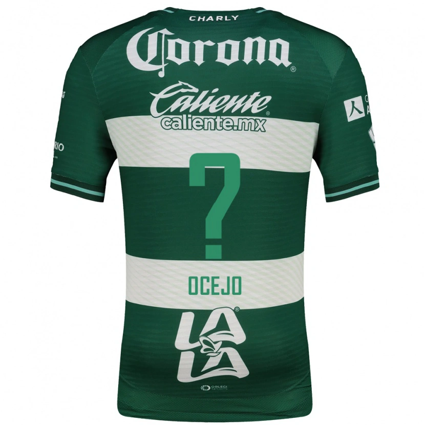 Danxen Mulher Camisola Jesus Ocejo #0 Verde Branco Principal 2026/27 Camisa Brasil