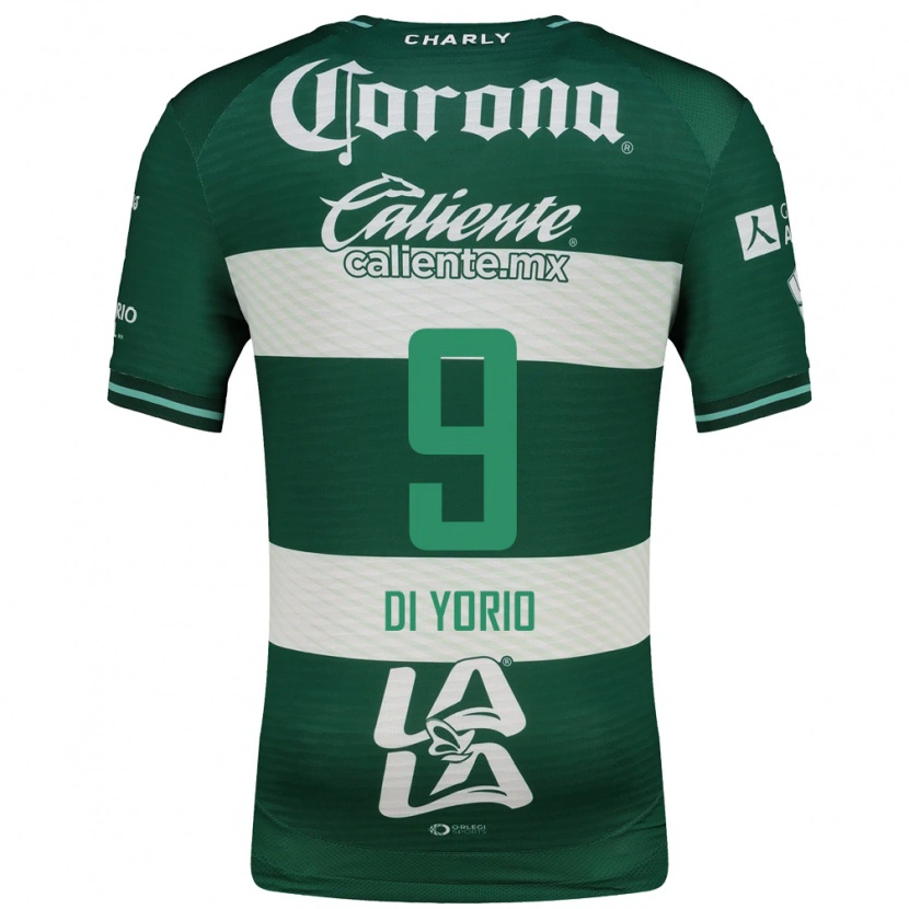 Danxen Mulher Camisola Lucas Di Yorio #9 Verde Branco Principal 2026/27 Camisa Brasil