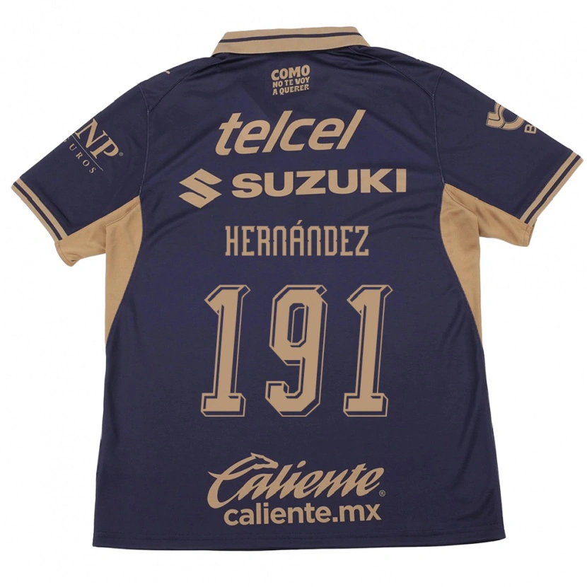 Danxen Mulher Camisola Marco Hernández #191 Roxo Marrom Principal 2026/27 Camisa Brasil