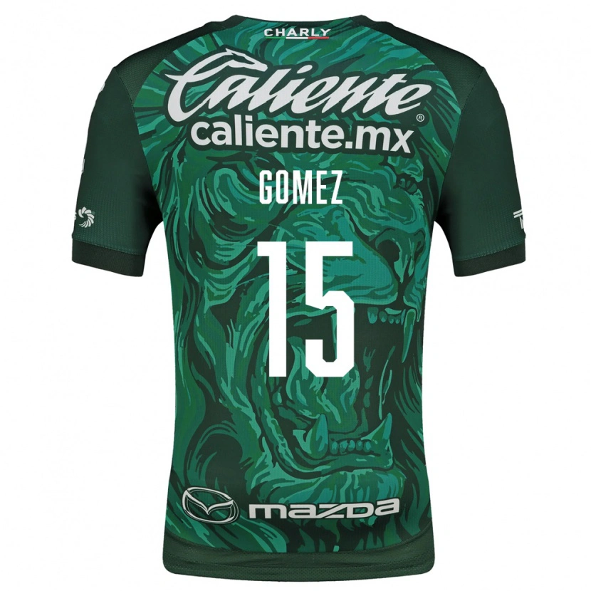 Danxen Mulher Camisola Paulina Gómez #15 Verde Preto Principal 2026/27 Camisa Brasil