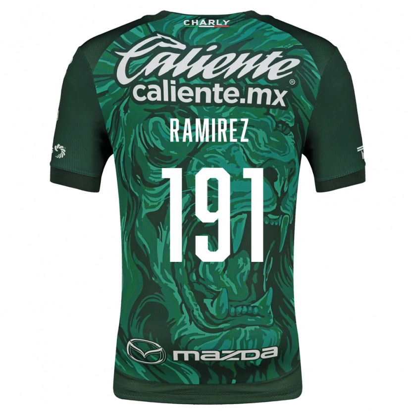 Danxen Mulher Camisola Ian Ramírez #191 Verde Preto Principal 2026/27 Camisa Brasil