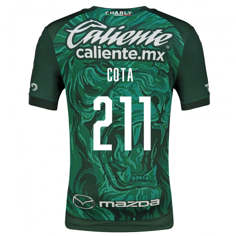 Danxen Mulher Camisola Luis Cota #211 Verde Preto Principal 2026/27 Camisa Brasil