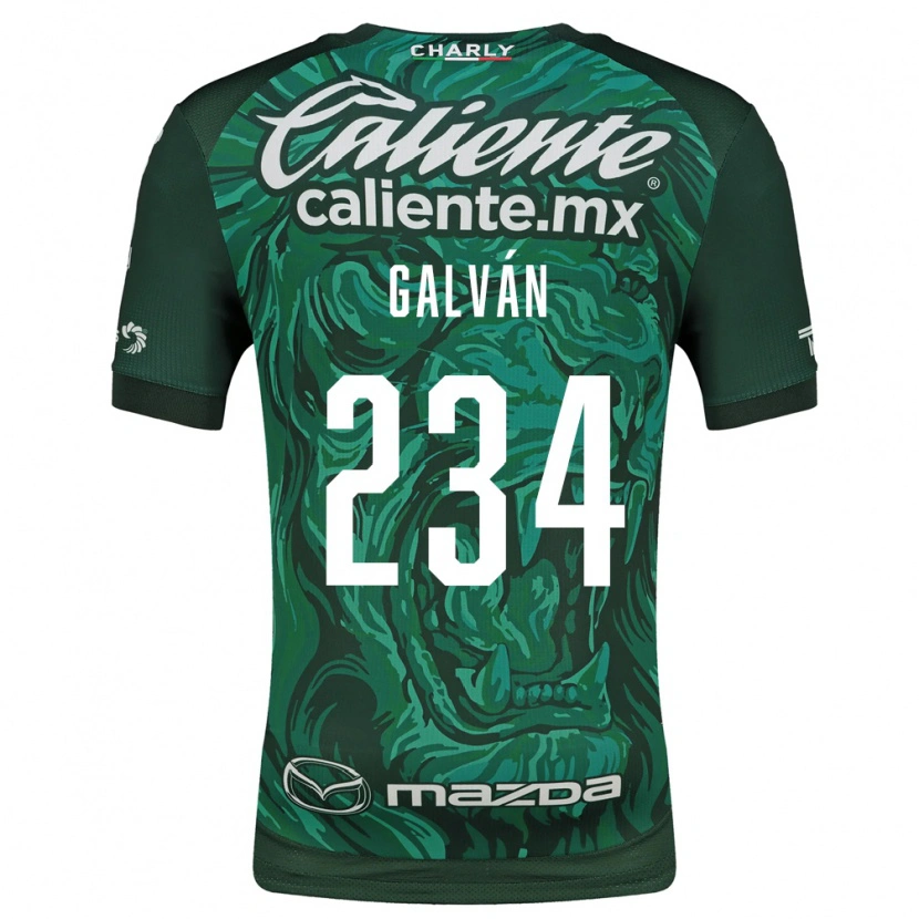 Danxen Mulher Camisola Diego Galván #234 Verde Preto Principal 2026/27 Camisa Brasil