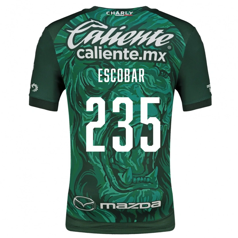 Danxen Mulher Camisola Erik Escobar #235 Verde Preto Principal 2026/27 Camisa Brasil