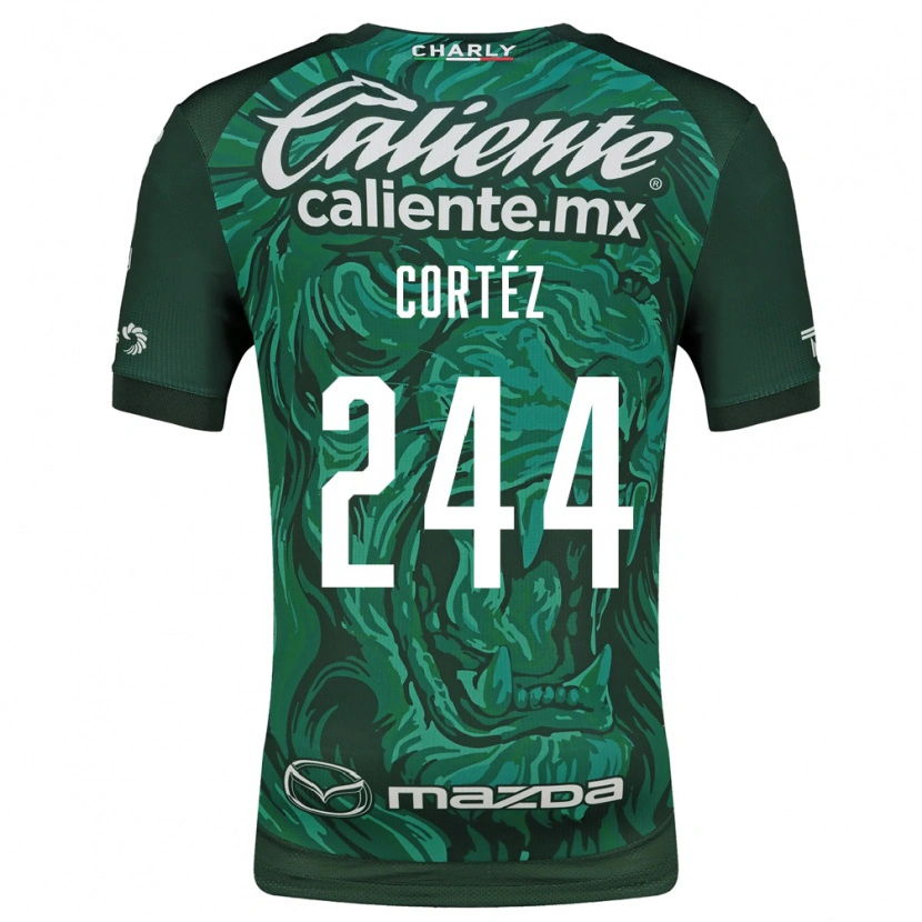 Danxen Mulher Camisola Brayan Cortéz #244 Verde Preto Principal 2026/27 Camisa Brasil