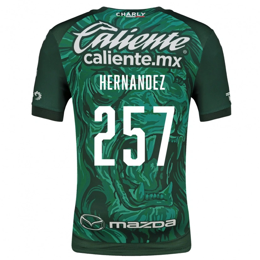 Danxen Mulher Camisola Karín Hernández #257 Verde Preto Principal 2026/27 Camisa Brasil