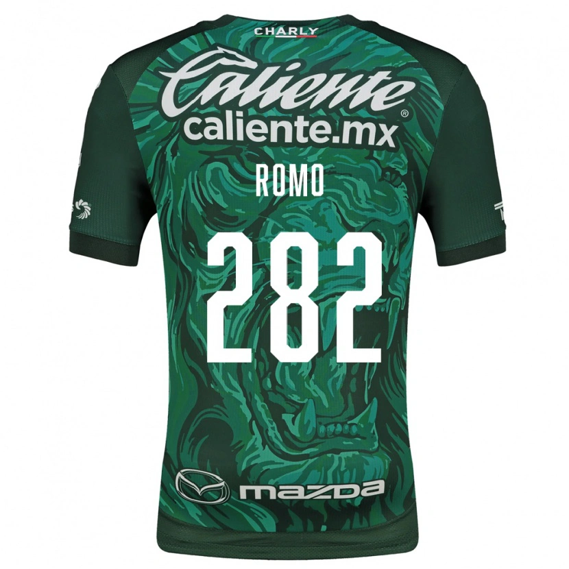 Danxen Mulher Camisola Mateo Romo #282 Verde Preto Principal 2026/27 Camisa Brasil