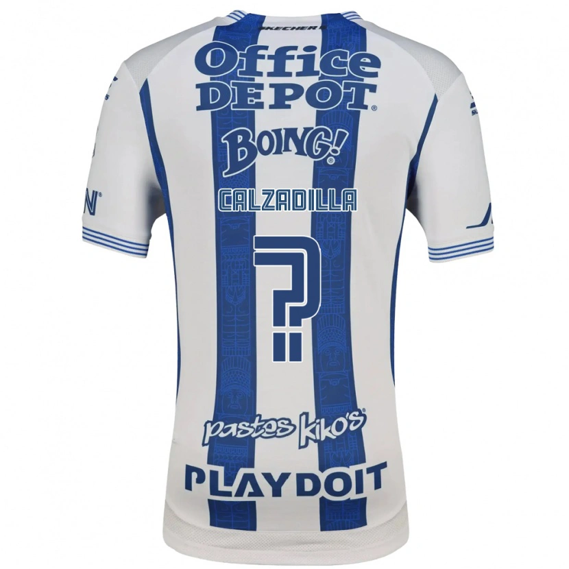 Danxen Mulher Camisola Luis Calzadilla #0 Branco Azul Marinho Principal 2026/27 Camisa Brasil