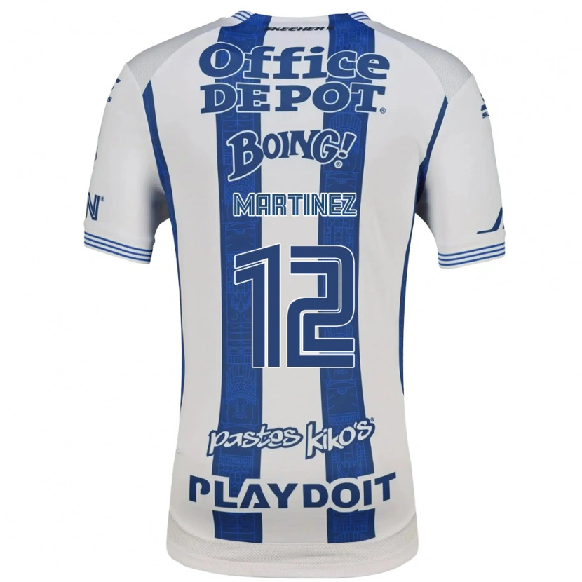 Danxen Mulher Camisola Sofía Martínez #12 Branco Azul Marinho Principal 2026/27 Camisa Brasil