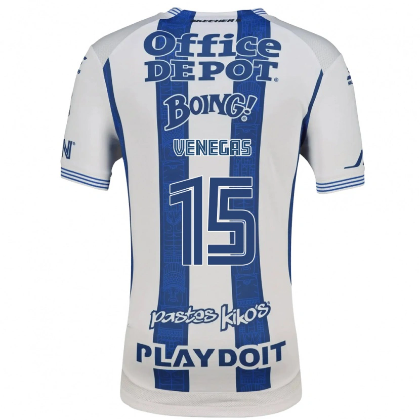 Danxen Mulher Camisola Francisco Venegas #15 Branco Azul Marinho Principal 2026/27 Camisa Brasil