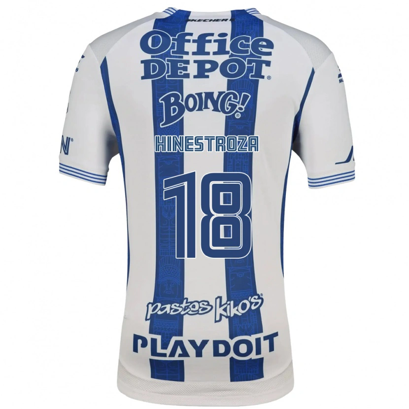 Danxen Mulher Camisola Marino Hinestroza #18 Branco Azul Marinho Principal 2026/27 Camisa Brasil