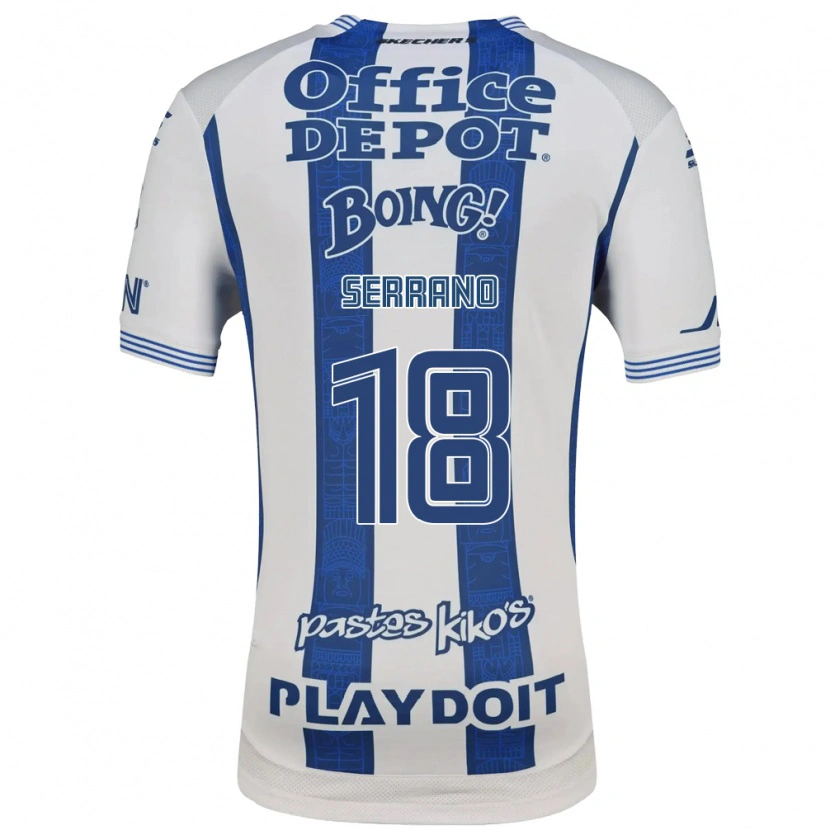 Danxen Mulher Camisola Blanky Serrano #18 Branco Azul Marinho Principal 2026/27 Camisa Brasil