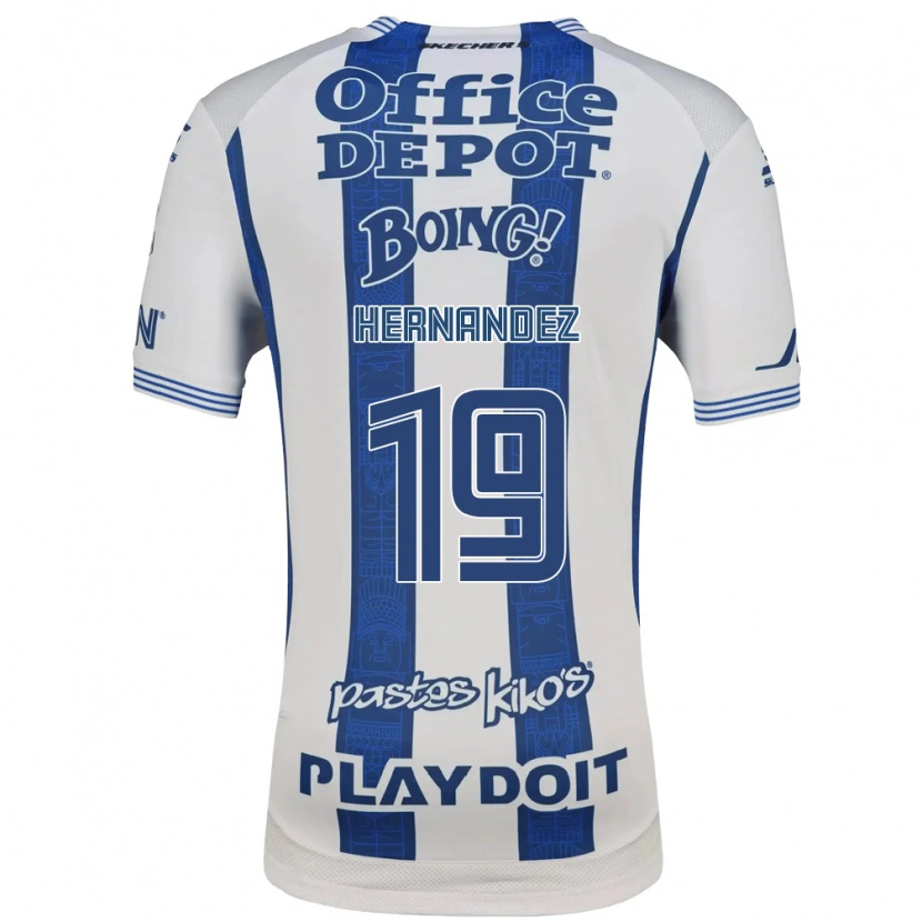 Danxen Mulher Camisola Illian Hernández #19 Branco Azul Marinho Principal 2026/27 Camisa Brasil