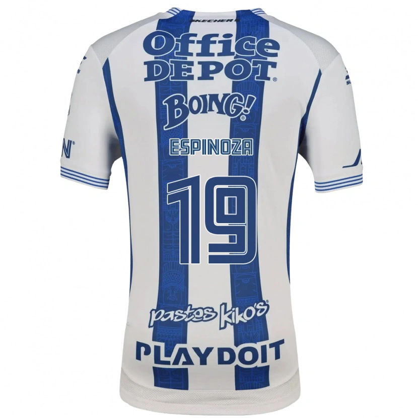 Danxen Mulher Camisola Giselle Espinoza #19 Branco Azul Marinho Principal 2026/27 Camisa Brasil