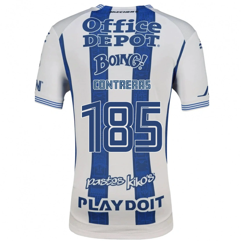 Danxen Mulher Camisola Ari Contreras #185 Branco Azul Marinho Principal 2026/27 Camisa Brasil