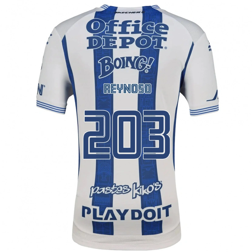 Danxen Mulher Camisola Braulio Reynoso #203 Branco Azul Marinho Principal 2026/27 Camisa Brasil