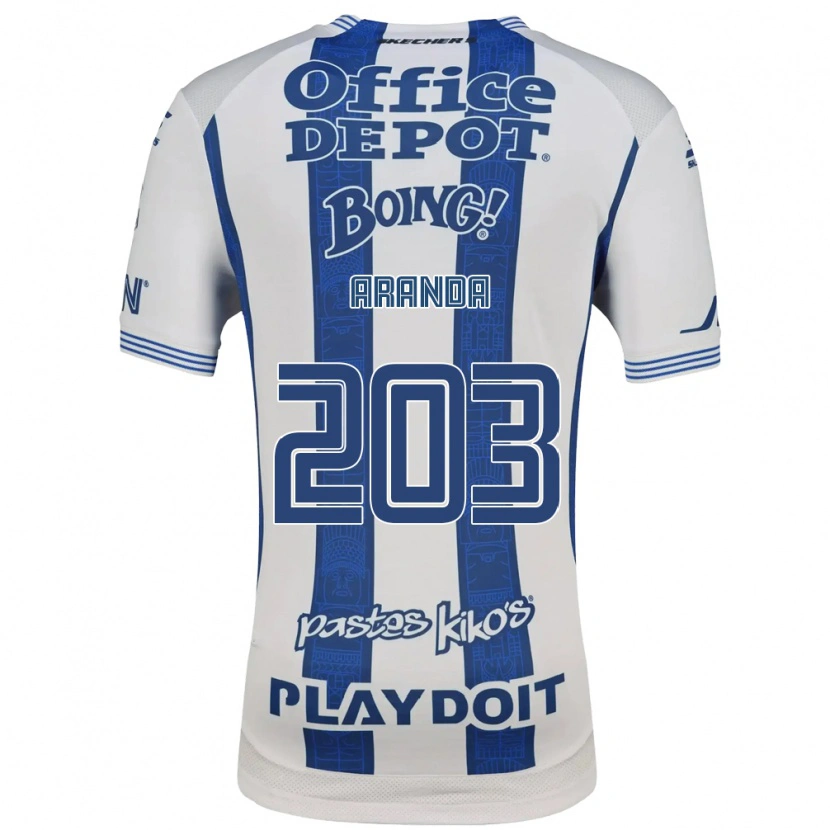 Danxen Mulher Camisola Juan Aranda #203 Branco Azul Marinho Principal 2026/27 Camisa Brasil