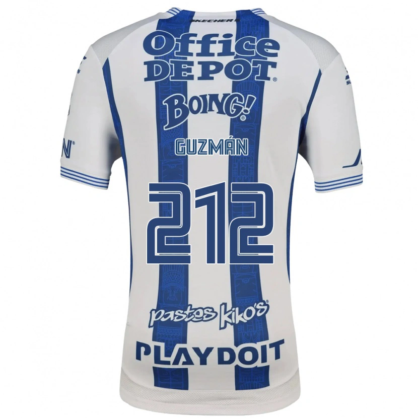 Danxen Mulher Camisola Enrique Guzmán #212 Branco Azul Marinho Principal 2026/27 Camisa Brasil