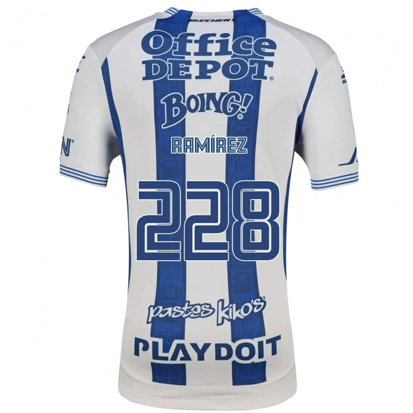 Danxen Mulher Camisola Edrick Ramírez #228 Branco Azul Marinho Principal 2026/27 Camisa Brasil