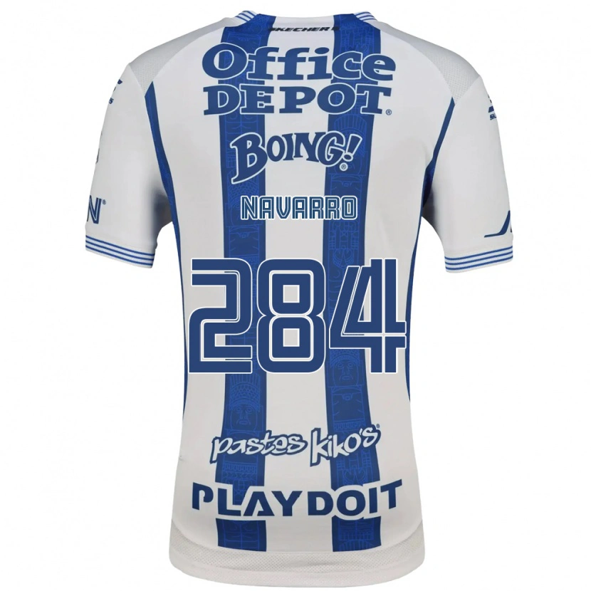 Danxen Mulher Camisola José Navarro #284 Branco Azul Marinho Principal 2026/27 Camisa Brasil