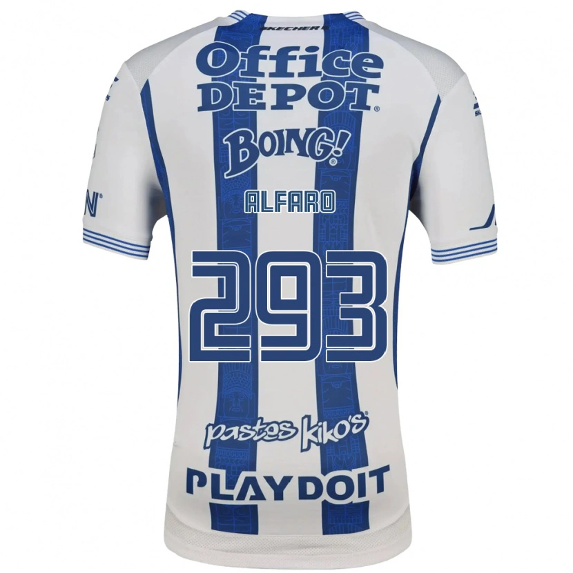 Danxen Mulher Camisola Cristóbal Alfaro #293 Branco Azul Marinho Principal 2026/27 Camisa Brasil