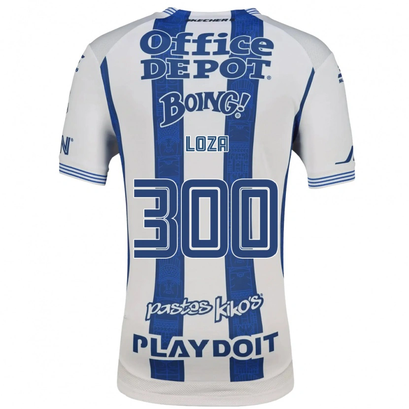 Danxen Mulher Camisola Santino Loza #300 Branco Azul Marinho Principal 2026/27 Camisa Brasil
