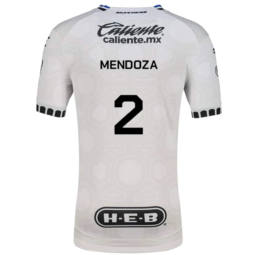 Danxen Mulher Camisola Omar Mendoza #2 Branco Preto Azul Principal 2026/27 Camisa Brasil