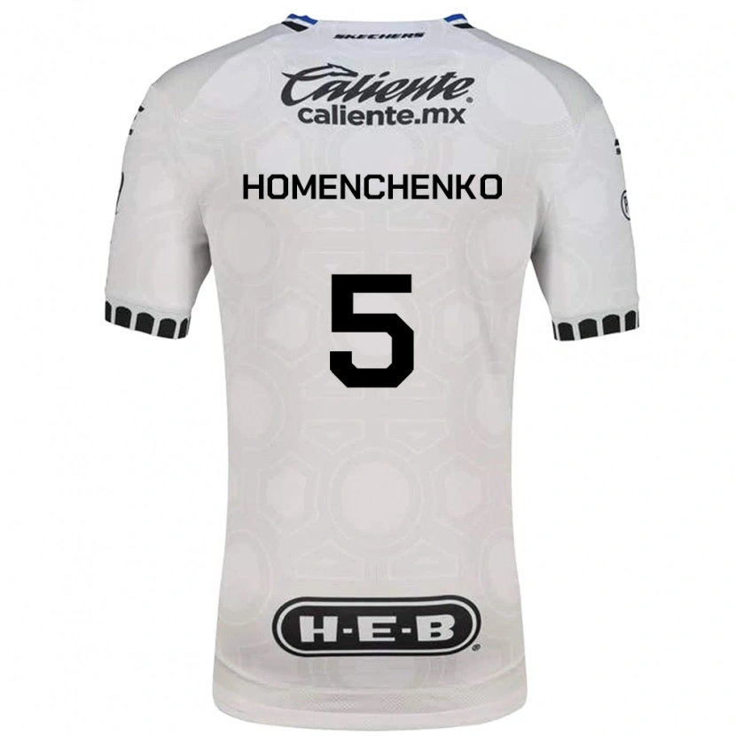Danxen Mulher Camisola Santiago Homenchenko #5 Branco Preto Azul Principal 2026/27 Camisa Brasil