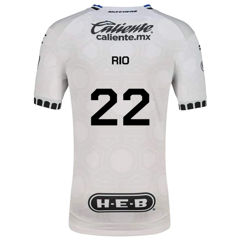 Danxen Mulher Camisola Martín Rio #22 Branco Preto Azul Principal 2026/27 Camisa Brasil