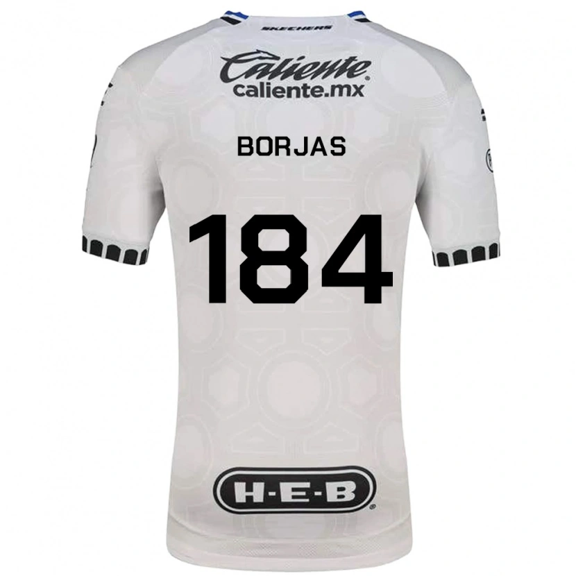 Danxen Mulher Camisola Daniel Borjas #184 Branco Preto Azul Principal 2026/27 Camisa Brasil