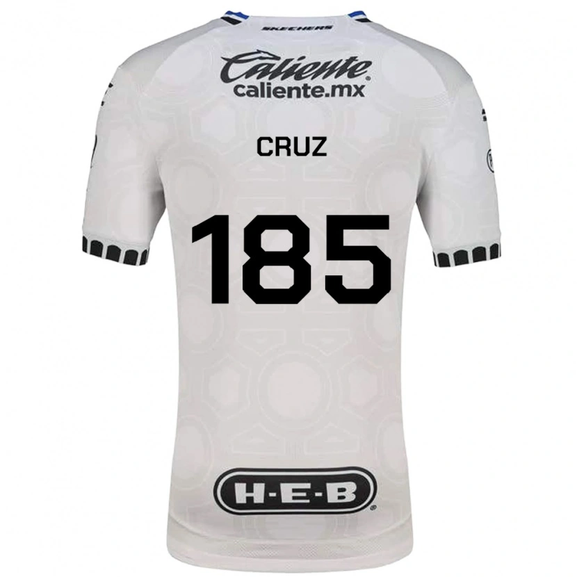 Danxen Mulher Camisola Axel Cruz #185 Branco Preto Azul Principal 2026/27 Camisa Brasil
