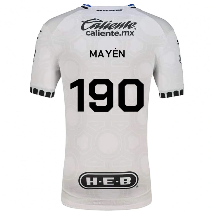 Danxen Mulher Camisola Eduardo Mayén #190 Branco Preto Azul Principal 2026/27 Camisa Brasil