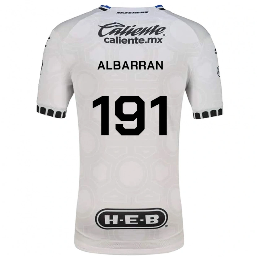 Danxen Mulher Camisola Emilio Albarran #191 Branco Preto Azul Principal 2026/27 Camisa Brasil