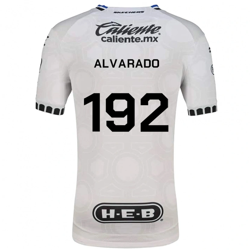 Danxen Mulher Camisola Edwin Alvarado #192 Branco Preto Azul Principal 2026/27 Camisa Brasil