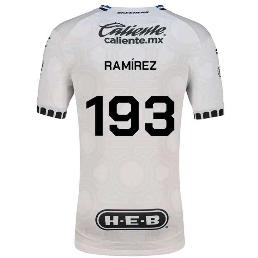 Danxen Mulher Camisola Ángel Ramírez #193 Branco Preto Azul Principal 2026/27 Camisa Brasil