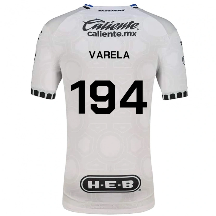 Danxen Mulher Camisola José Varela #194 Branco Preto Azul Principal 2026/27 Camisa Brasil