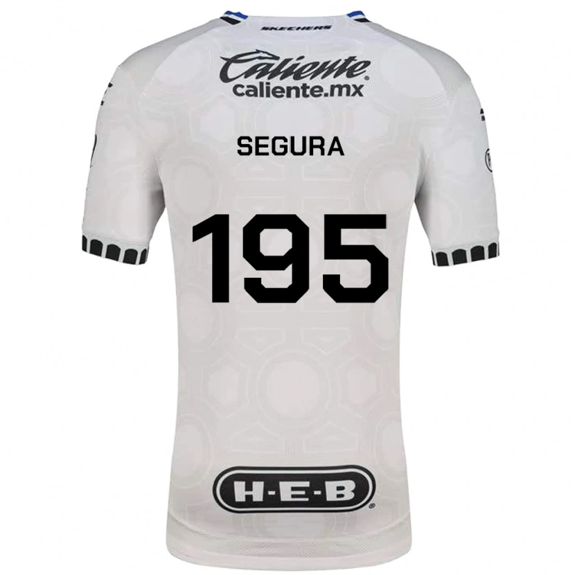 Danxen Mulher Camisola Rubén Segura #195 Branco Preto Azul Principal 2026/27 Camisa Brasil