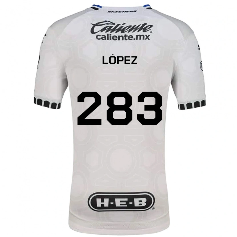 Danxen Mulher Camisola Ángel López #283 Branco Preto Azul Principal 2026/27 Camisa Brasil