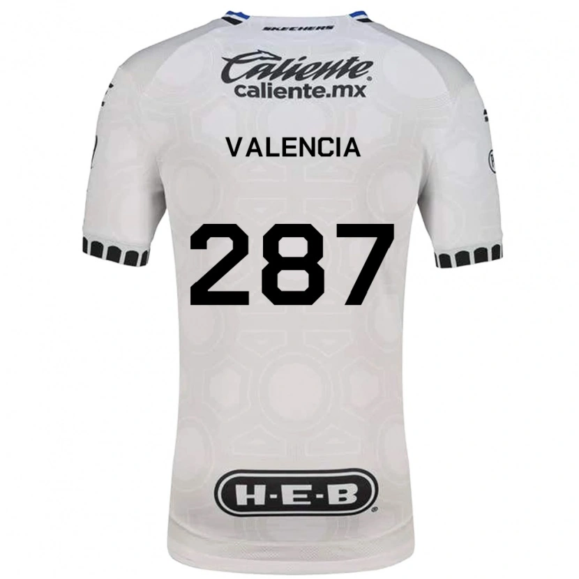 Danxen Mulher Camisola Santiago Valencia #287 Branco Preto Azul Principal 2026/27 Camisa Brasil