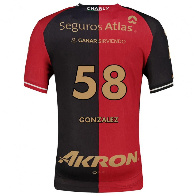 Danxen Mulher Camisola Arturo González #58 Vermelho Preto Marrom Principal 2026/27 Camisa Brasil
