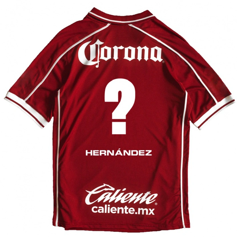 Danxen Mulher Camisola Francisco Hernández #0 Branco Vermelho Principal 2026/27 Camisa Brasil