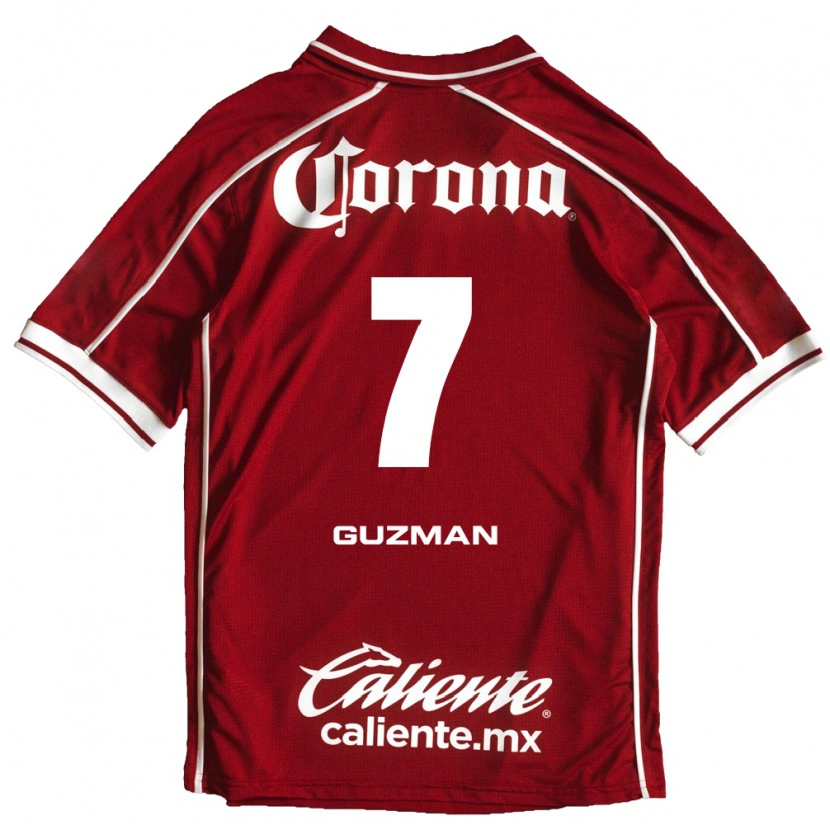 Danxen Mulher Camisola Víctor Guzmán #7 Branco Vermelho Principal 2026/27 Camisa Brasil